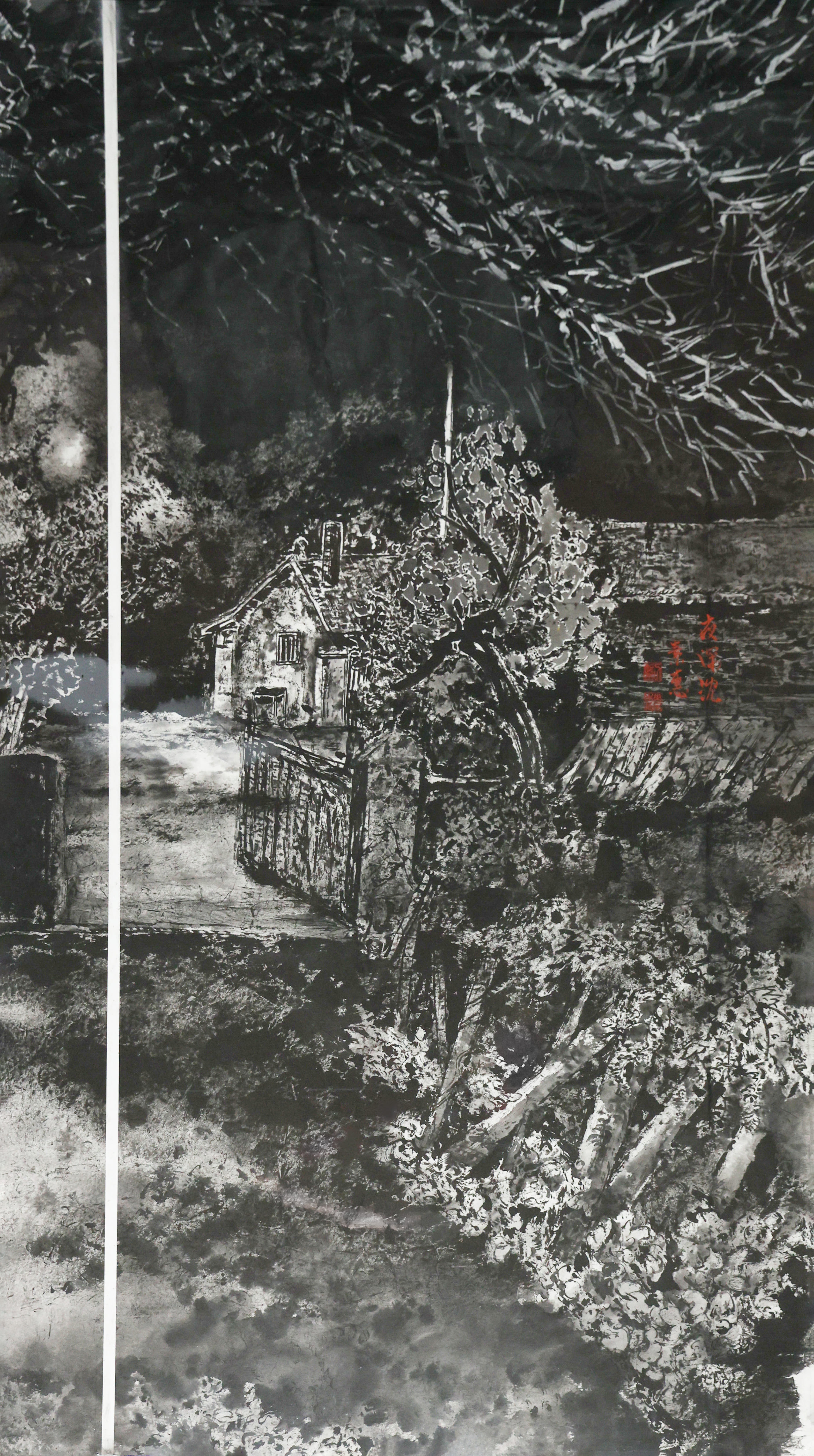 43-0W0A1248-劉素惠-夜 深沉-140x78cm-入選
